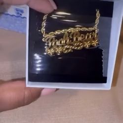 CUSTOM GOLD PLATED ROPE CHAIN (STAINLESS STEEL)