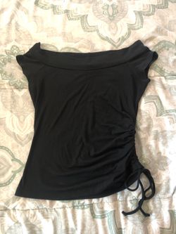 Black Over the shoulder top
