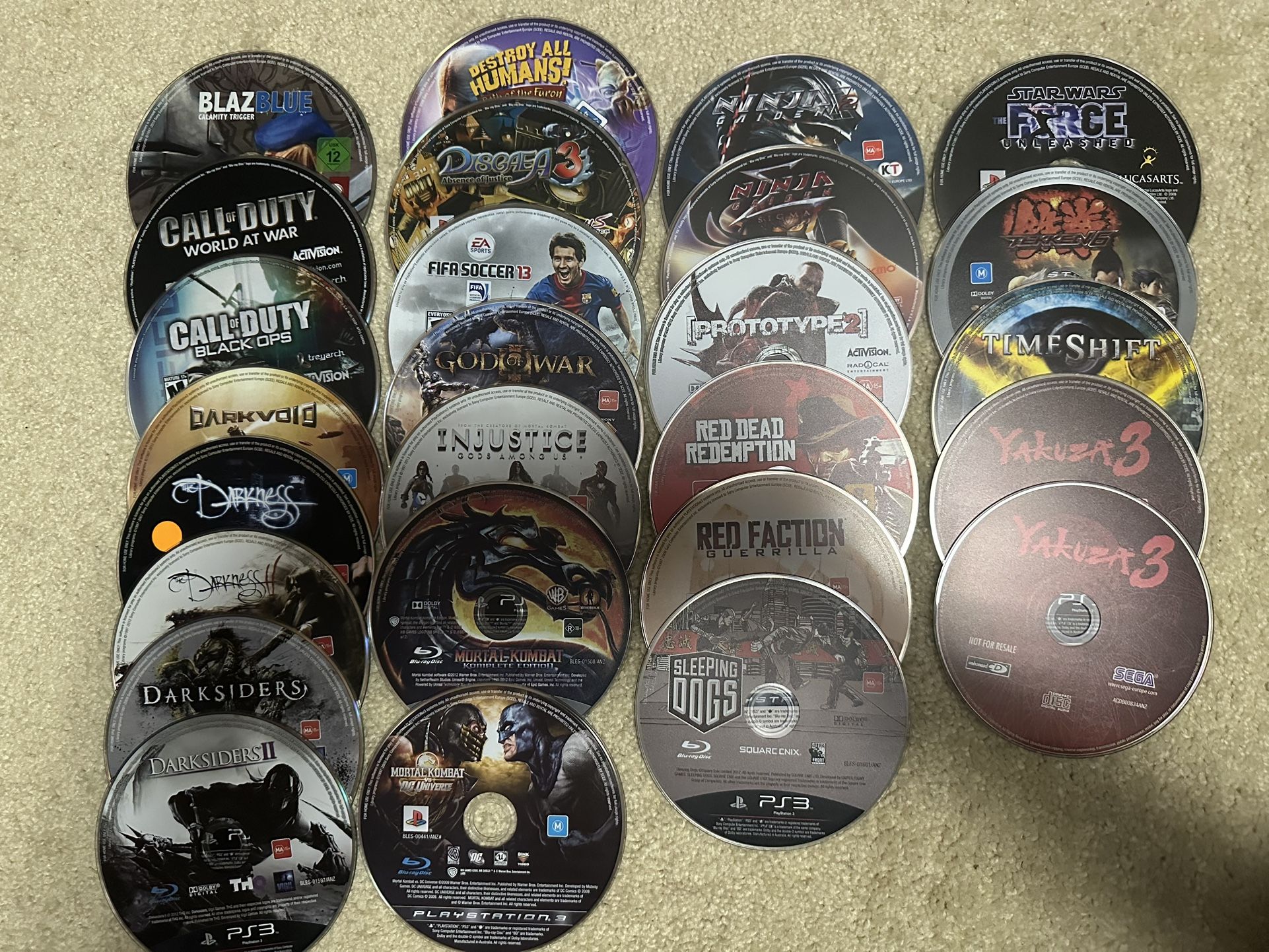 PS3 PlayStation 3 games, working, Prices in description, pickup Waipahu