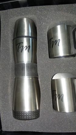 STAINLESS STEEL THERMOS COMBO