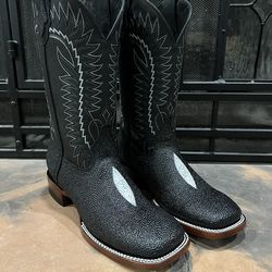 Western Boots Stingray Square Toe