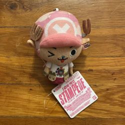 One Piece Stampede movie Tony Tony Chopper plush keychain anime