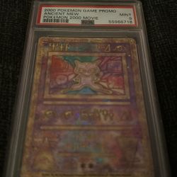 Pokemon Ancient Mew PSA 9 