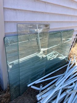 Glass table top