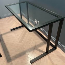 Crate & Barrel Pilsen Graphite Desk