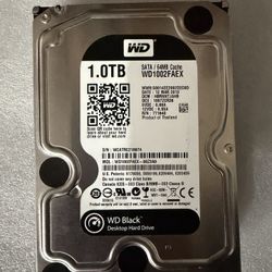 Western Digital WD Black WD1002FAEX 1TB 3.5" SATA/600 Serial ATA Hard Drive HDD