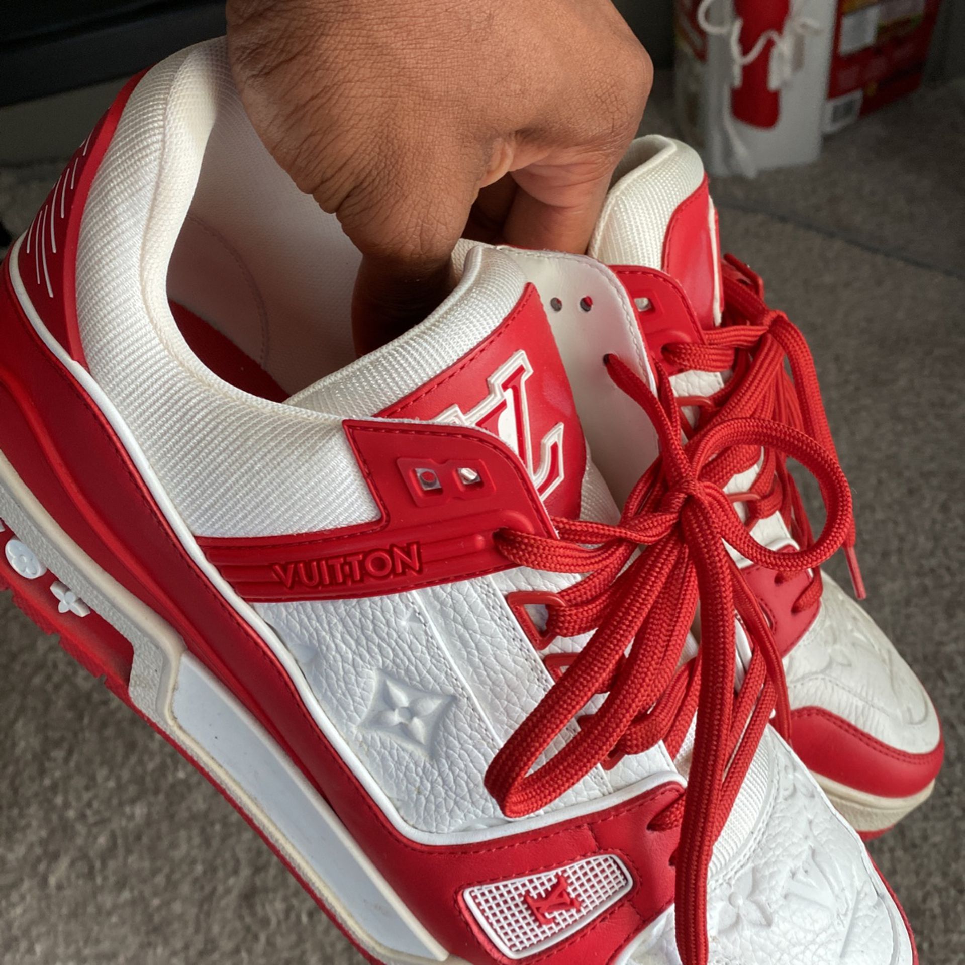 LV Trainer Red SS21 for Sale in Houston, TX - OfferUp