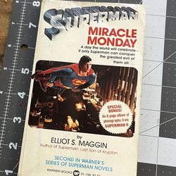 Superman the movie novel with special pictures inside