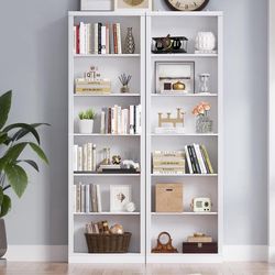 ✨Brand New White 6-Tier Bookshelves – Never Opened✨