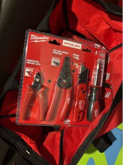 Milwaukee hand tool set 4 pcs