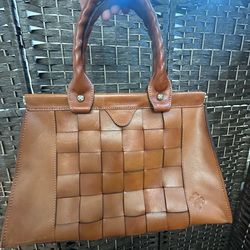 Patricia Nash Vintage Leather Crossbody Handbag Shoulder Bag