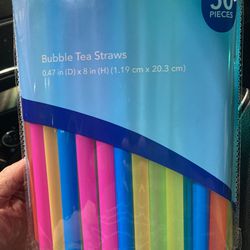 50 Bubble Tea Straws .47“ X 8“