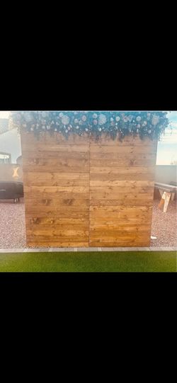 Wedding Decorative Wall Double Panels 8' wide  x 8 ' tall