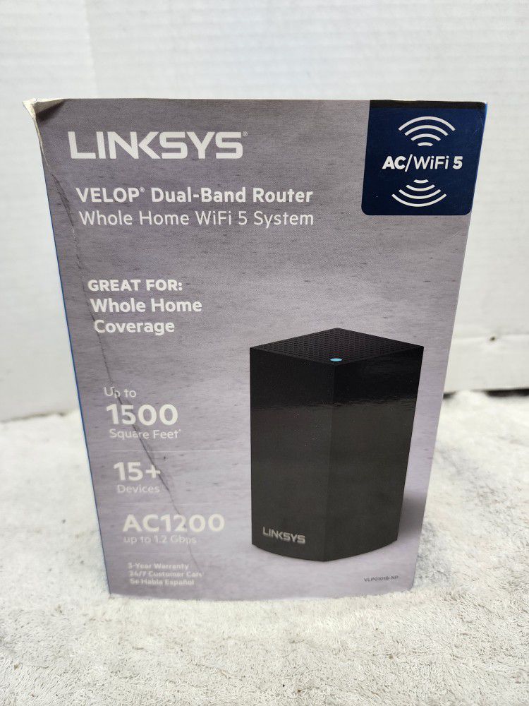 Linksys Velop Dual Band Router Brand New (Price Is Firm)