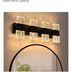 Glass Vanity Light 4 In 1 