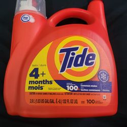 TIDE ORIGINAL 100 LOADS/132  fl oz For $15