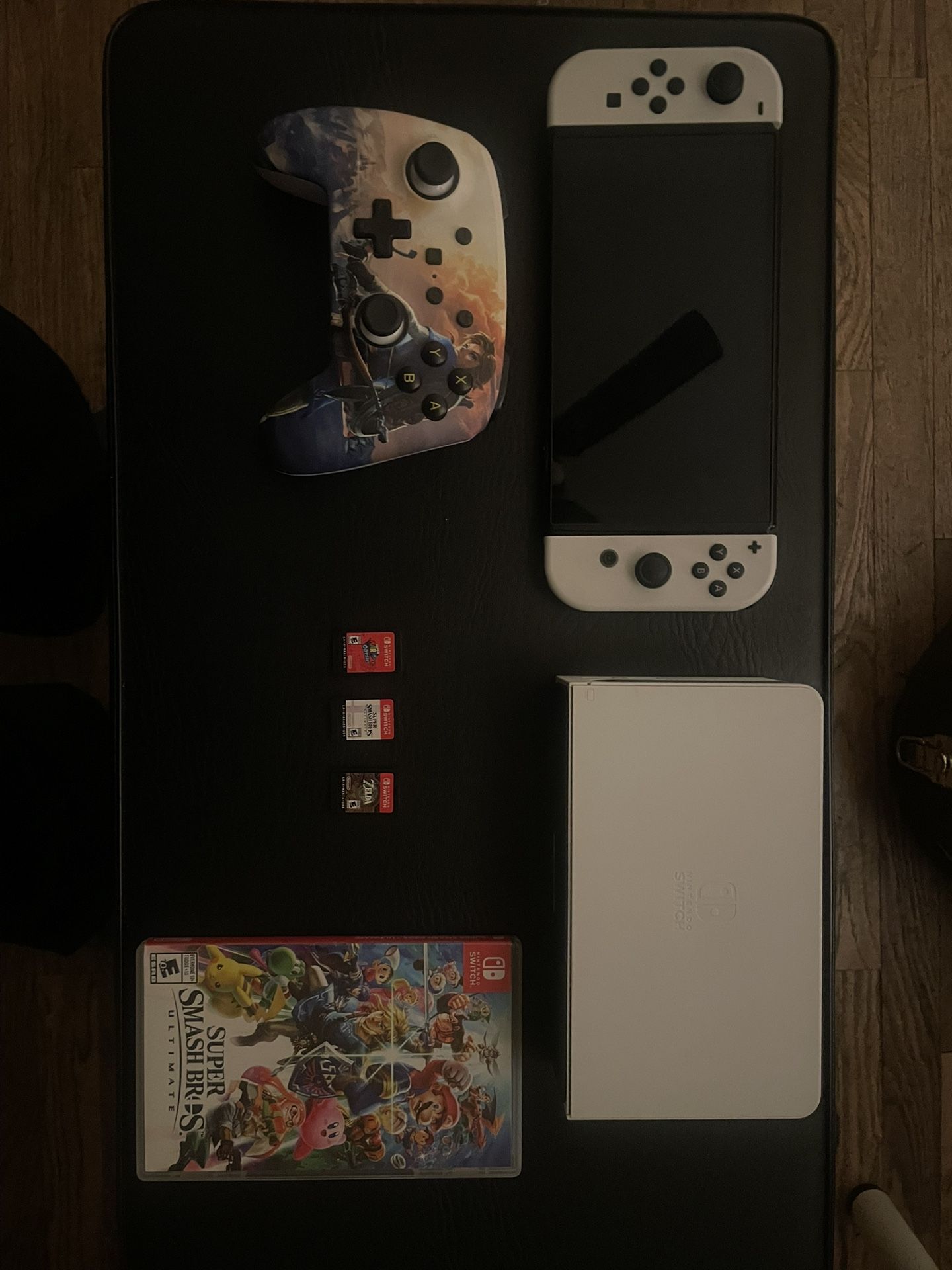Nintendo Switch OLED Bundle – Zelda, Smash Bros & Mario Odyssey