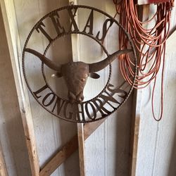 Longhorn Metal Art Decor