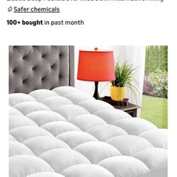 Mattress Topper, Cal-king Size, New