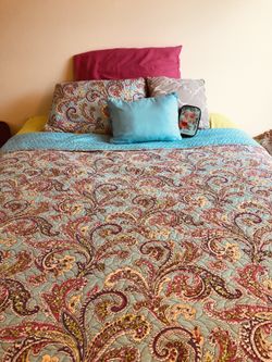 Ortho queen size mattress and box spring.