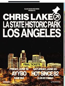 CHRIS LAKE Saturday