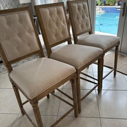 Beautiful Counter High Chairs, 26” 