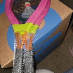💥NEW LIGHT UP BADMITTEN SET.  FUN TO PLAY IN THE DARK WITH. 