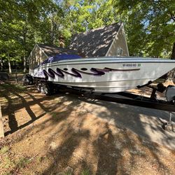 34ft Scarab 3 Twin 454 Big Block 