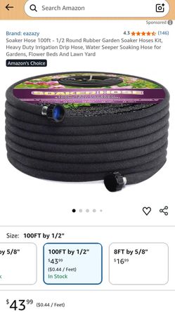 Soaker hose