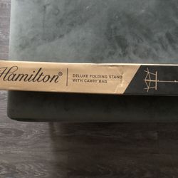 Hamilton Deluxe Folding Music Stand With Carry Case