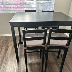 IKEA JOKKMOKK Bar Table And 4 Bar Stools