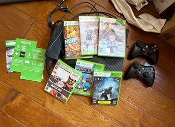 XBOX 360(Includes Two Controllers And Games)  PICKUP AVAILABLE