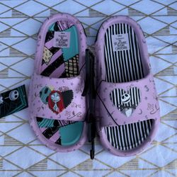 The Nightmare Before Christmas Slide Sandals Sz 4/5 Youth