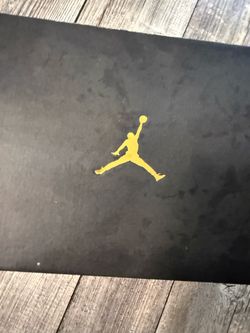 Air Jordan Sneaker Box Black and Gold