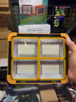 Super Bright Solar LED Flood Light – No Electricity Needed!