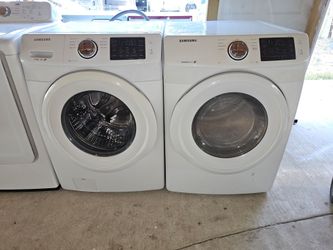 Samsung Commercial Washer And Dryer Front Loader Set