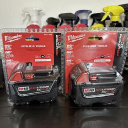 New Milwaukee M18 5.0 Batteries 