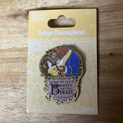 Tokyo Disney Beauty And The Beast Pin