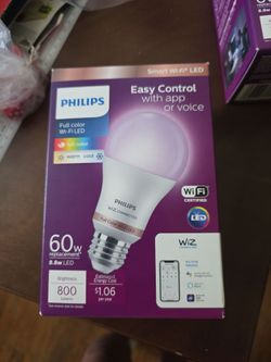 Philips WiZ Full Color Smart Wi-Fi LED Bulb