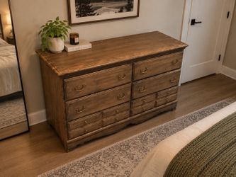 Antique Solid Wooden Dresser
