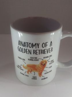 Anatomy Of Golden Retriever Mug Novelty Mug