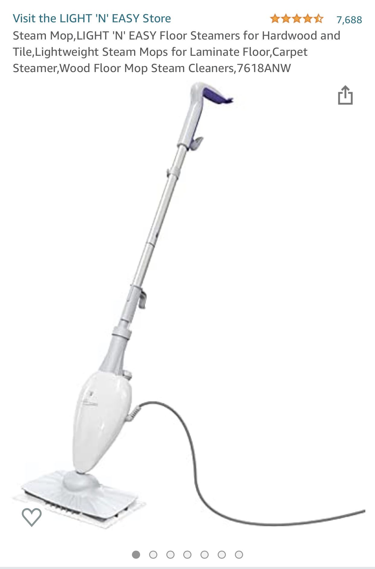 Light And Easy Steam Mop 