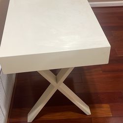 world market sold wood white study table 