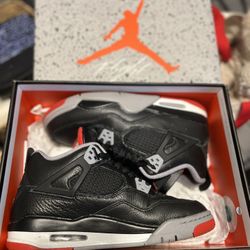 Jordan 4 Retro Bred Reimagined Size 7y