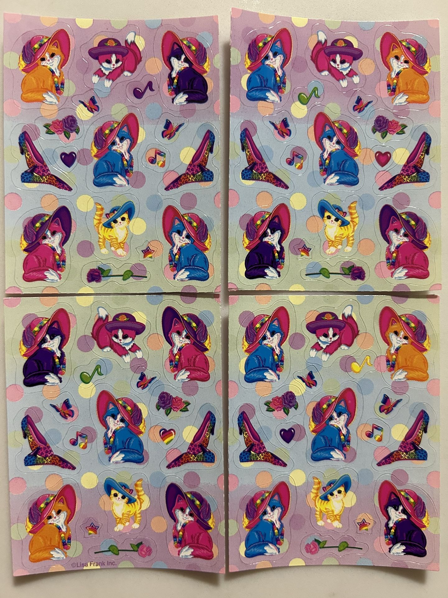 Rare Lisa Frank Sticker Sheet S698