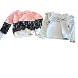 EUC 3T Boutique Fleece & TerryCloth Pull Over Sweatshirt Bundle