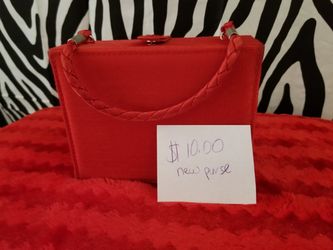 Small red purse new