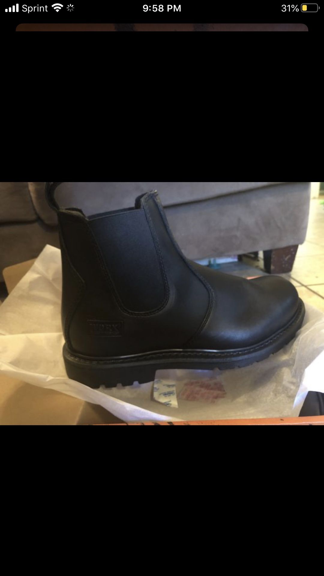 Work boots sz 12