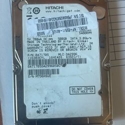 500 Gb Hitachi Hard Drive 