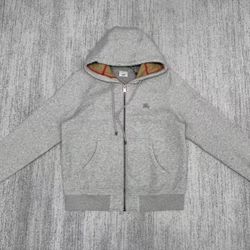 Burberry Zip Up Hoodie